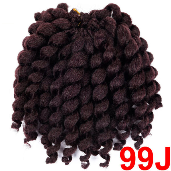 Women's curly hair braids - Image 5