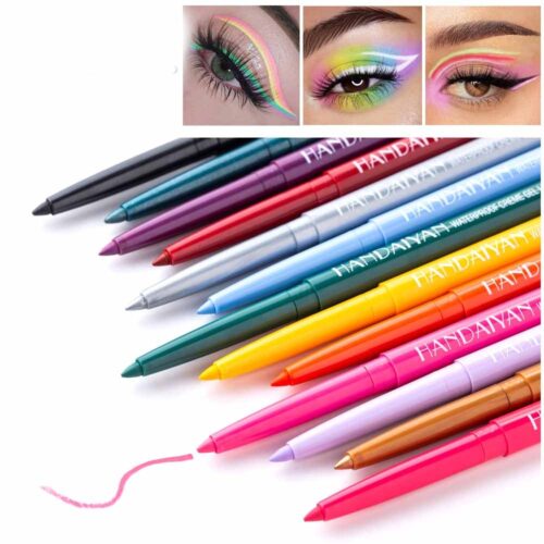 20 Color Cat Eye Makeup Waterproof Neon Colorful