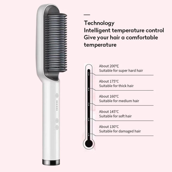 Negative Iron Hair Straightener Styling Comb - Image 6