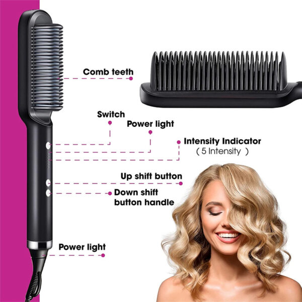 Negative Iron Hair Straightener Styling Comb - Image 4