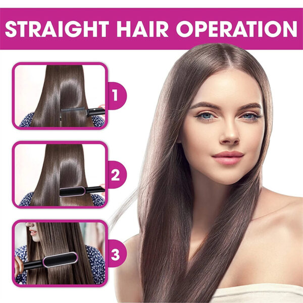 Negative Iron Hair Straightener Styling Comb - Image 3