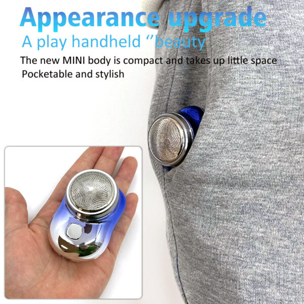 Mini Portable Face Cordless Shavers Rechargeable - Image 4