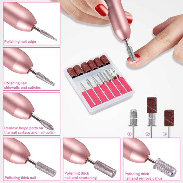 Electric Nail Drill Machine Manicure - Image 3