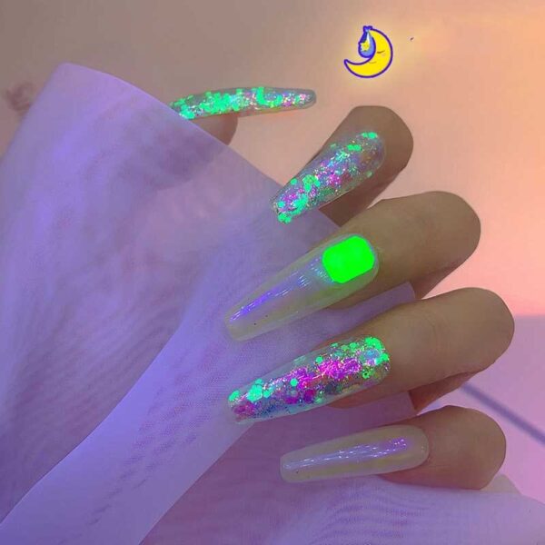 Nail Art Luminous Symphony Glitter Sequin Set - Image 2