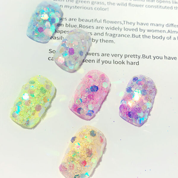 Nail Art Luminous Symphony Glitter Sequin Set - Image 5