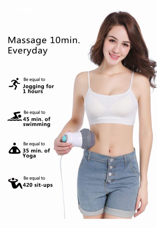 Electric Noiseless Vibration Full Body Massager Slimming Kneading Massage Roller For Waist Losing Weight - Image 5