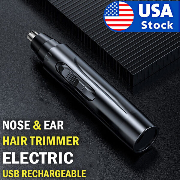 Electric Nose Ear Hair Trimmer Eyebrow Shaver Nose Hair Clipper Groomer For MEN - Image 5