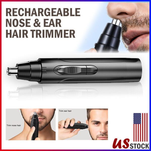 Electric Nose Ear Hair Trimmer Eyebrow Shaver Nose Hair Clipper Groomer For MEN - Image 8