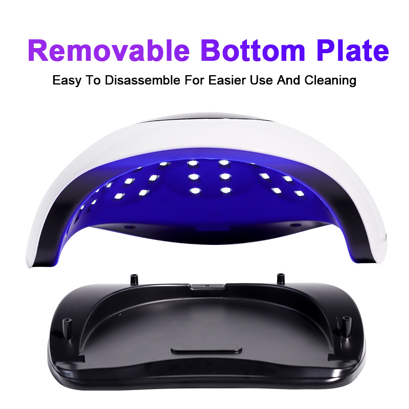 UV Nail Lamp, Dryer Light For Nails With 4 Timers LED Lamp Gel Polish Kit Gel Uv Light For Nails Professional Art Tools Automatic Sensor - Image 8